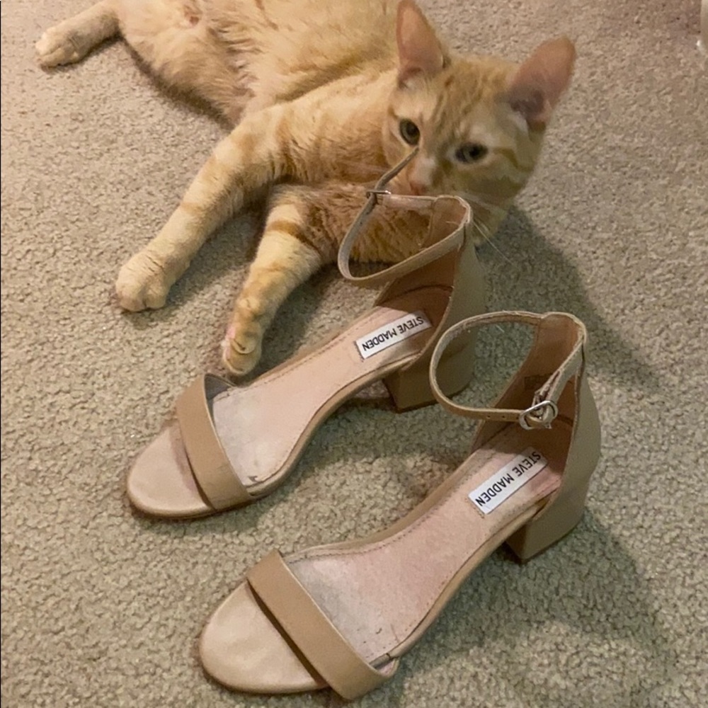 Nude Steve Madden Irene Heels